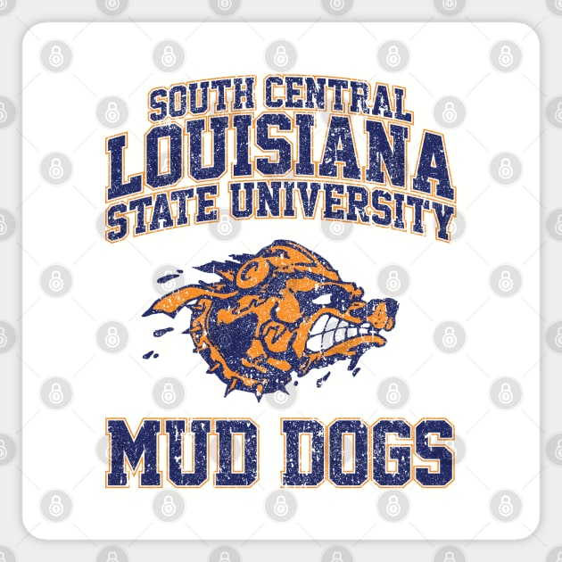 SCLSU Mud Dogs Football (Variant) Sticker by huckblade